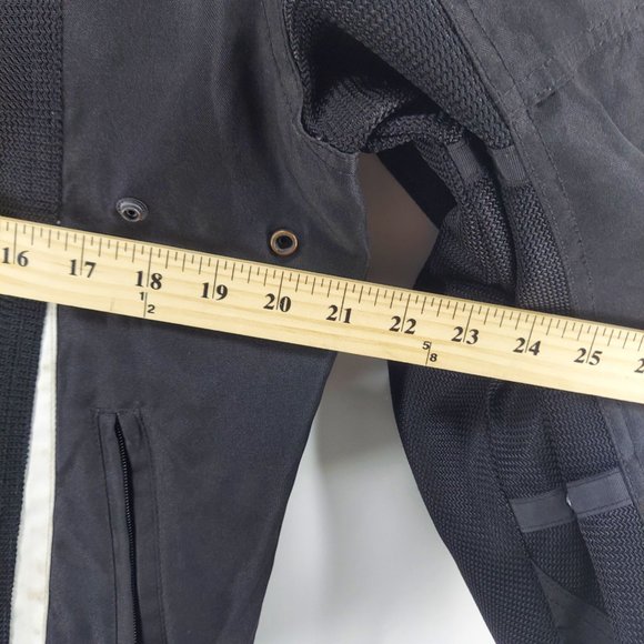 IXON  MOTORCYCLE  BLACK JACKET SIZE MEDIUM AS IS - Picture 8 of 16